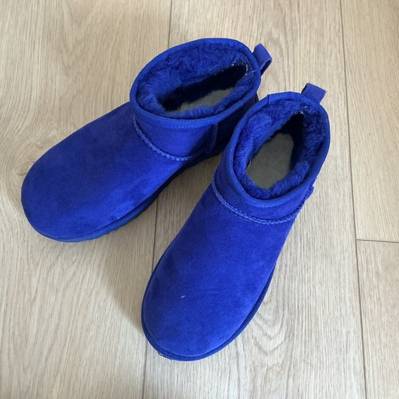 Ugg Ultra Mini boots Naval Blue - size 9 - Picture 4 of 6